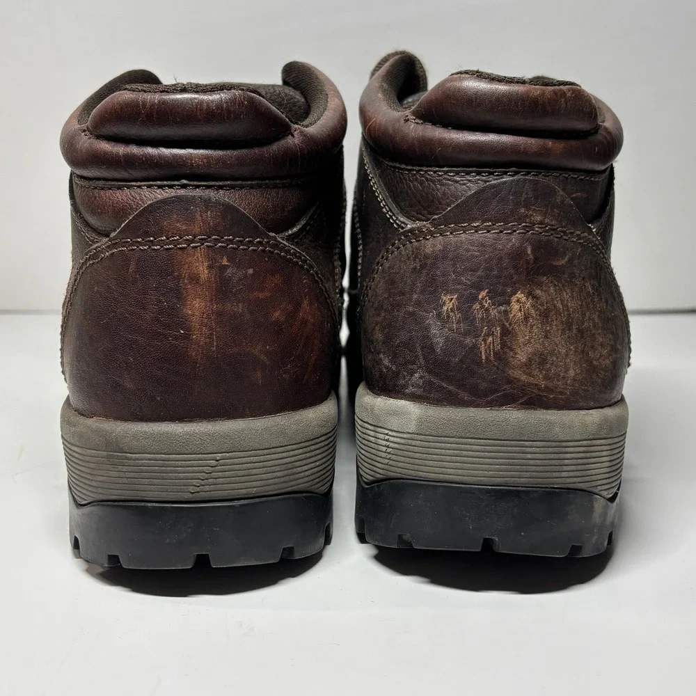 GBX Sacramento Hiking Boots Men 12M Brown Leather Waterproof Distressed Gorpcore